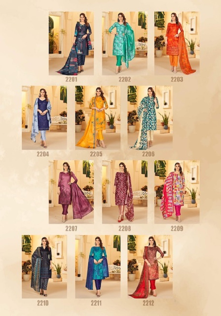 SC 3 Star Vol-22 Dress Material