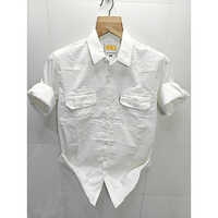 Imported Double Cloth Plain White Shirt