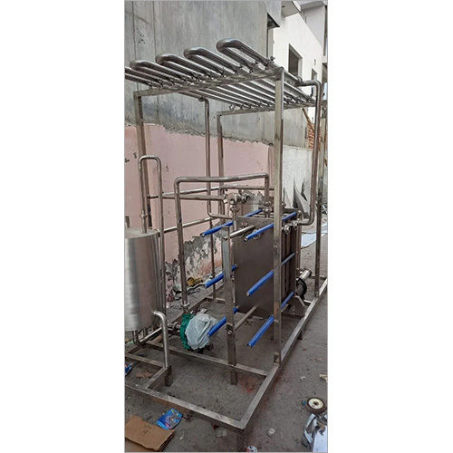 1000 Lph Skid Mounted Online Pasteurizer Plant