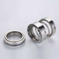 Single Coil Spring Seal - Stainless Steel, 35 Mm Size, Silver Color | Reliable Performance For Industrial Applications