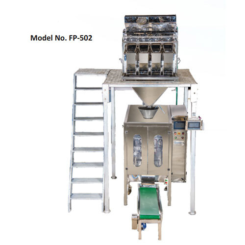 4 Head Linear Weigher with Pneumatic Bagger