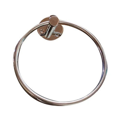 Silver Wall Mounted Ss Towel Ring