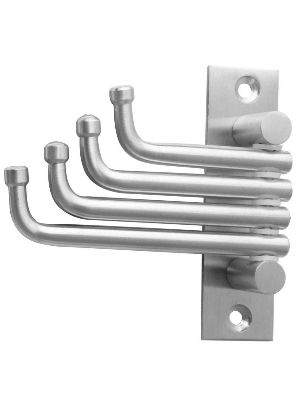 Silver 4 In 1 Coat Hanger