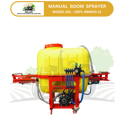 Manual Boom Sprayer - Color: Yellow