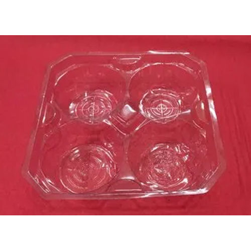 Muffin Cake Tray 4 Pcs Packaging - Color: As Per Requirement