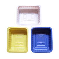 Mushroom Food Packaging Tray - Ldpe Material, Hard Construction, Custom Size & Color, 4-side Seal Packing For Fresh Mushroom Storage & Display