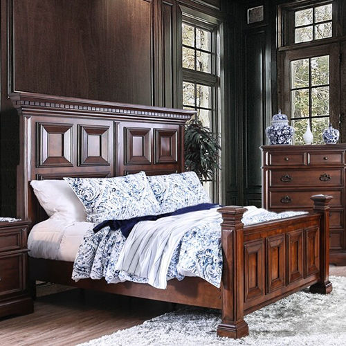 Durable Transitional Paneled Bed