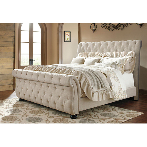 Upholstered King Size Bed