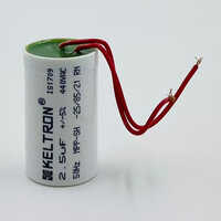 Ac Electric Capacitor - 2.50 Mfd, Stainless Steel/iron Material, Customized Size, Warranty Included, Versatile Color Options