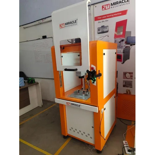 Semi Automatic Enclosed Laser Marking Machine With Safety Addition