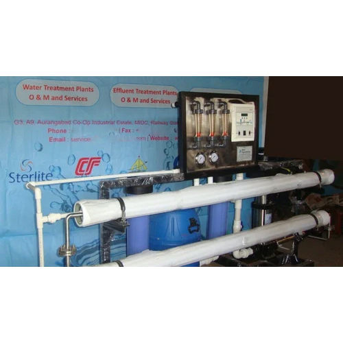 Semi Automatic 100 Lph Industrial Ro Plant