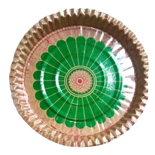 12 Inch Printed Round Paper Plate - High-Quality Paper, Customized Size, Vibrant Colors Available | Ideal for Industrial Use, Durable and Reliable