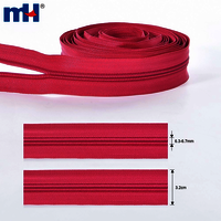 Nylon Zipper Roll 7 inch Nylon Coil Zipper Long Chain Nylon Coil Zipper Roll Made by Order