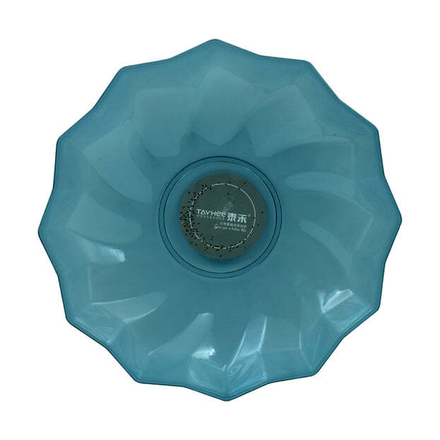 FLOWER SHAPE PLASTIC DINNER FRUIT PLATE TRAY