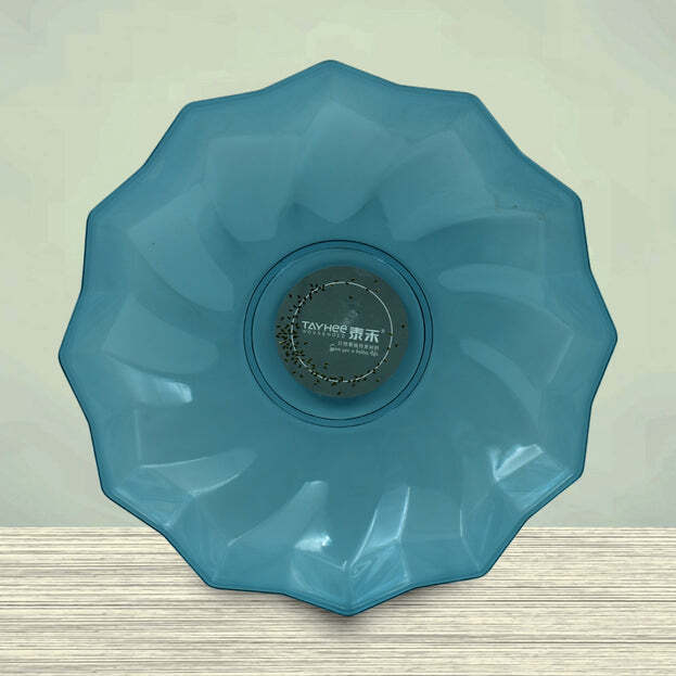 FLOWER SHAPE PLASTIC DINNER FRUIT PLATE TRAY