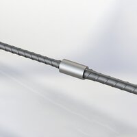 Rebar Coupler - Steel Material, Hot Dip Galvanized Finish, Forged Technique | Ideal For Structural Pipe And Construction Applications