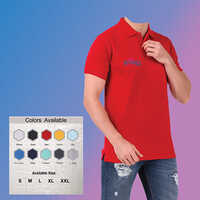 Mens Red Polo T-Shirt