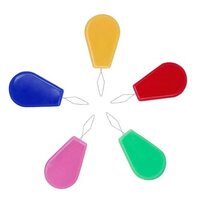 Needle Threader - Plastic & Plastic Steel | 12 Pcs Automatic Needle Recognizer with Hook, Easy for Small Needle Eye Threading, Ideal for Elderly Sewing