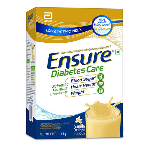Ensure Diabetes Care Nutrition To Help Control Blood Sugar Levels Vanilla Flavour