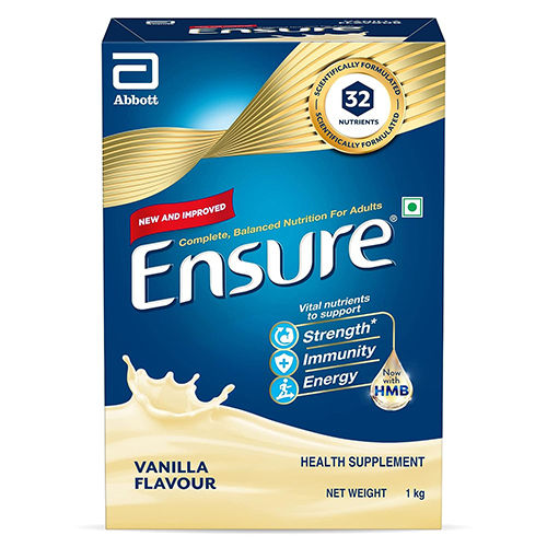 1kg Ensure Complete - Balanced Nutrition Drink For Adults Vanilla Flavour