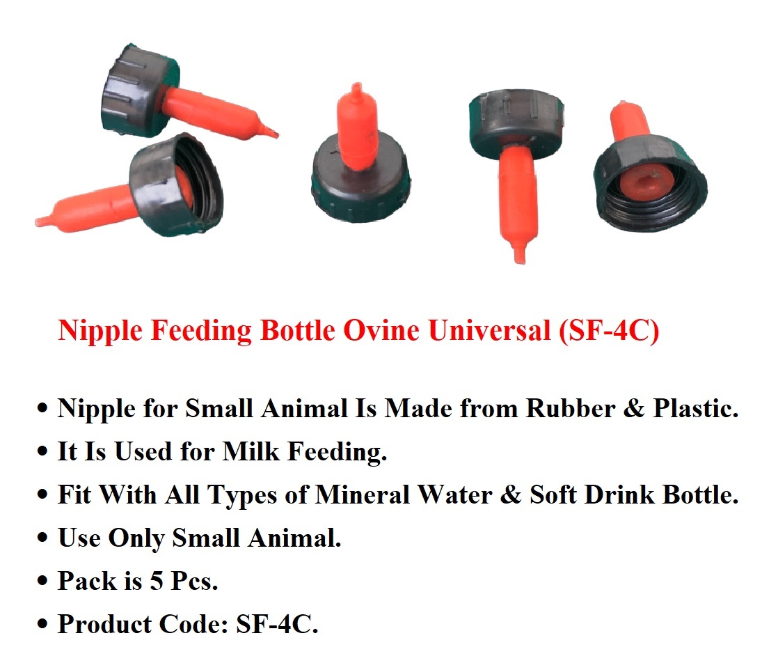 Nipple Feeding Bottle Ovine Universal