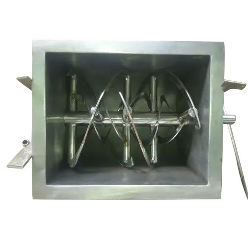 Grey Ss304 Rectangular Ribbon Blender