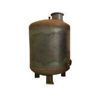 Ms Pressure Vessel - Mild Steel, Different Sizes, Brown Color | Durable, Reliable, Safe Fluid Containment For Industrial Applications