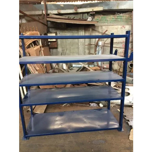 Blue Industrial Mild Steel Storage Rack