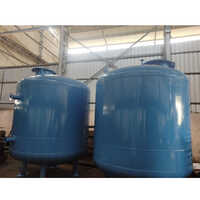 Ms Pressure Storage Tank - Mild Steel, Various Sizes, Blue | Industrial Fluid Containment Solution For Safety And Performance