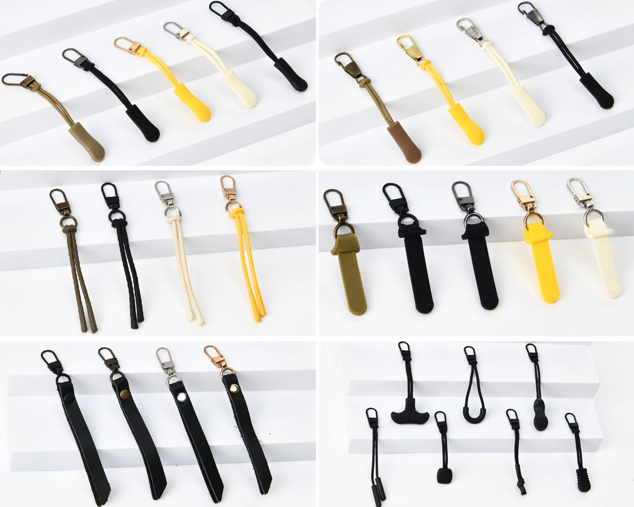 Removable Zipper Pull Detachable Zipper Pull Tab Metal Zipper Puller Head for Clothing Jackets Boots