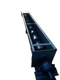 Horizontal Screw Conveyor - Mild Steel, 100-300mm Diameter, 2-10m Length, 5-50tph Capacity, 1.5-20kw Motor Power | Material Transfer, Grain Handling, Food Processing, Ce Compliance