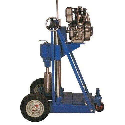 Petrol Driven Portable Core Cutting Drilling Machine - Color: Blue