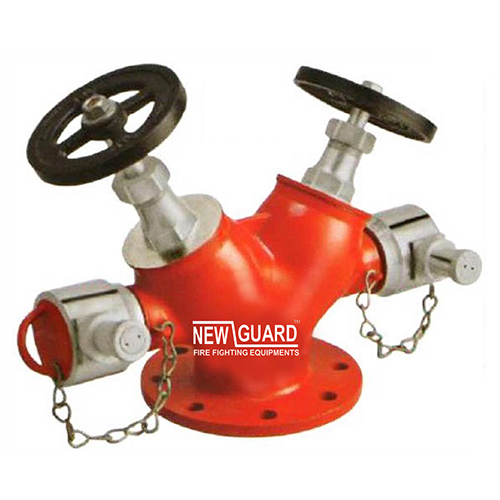 Stainless Steel Double Outlet Landing Valve