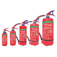 Clean Agent Fire Extinguisher - Durable Metal, Commercial Use, Vibrant Red Color | Reliable Fire Fighting Tool with Warranty