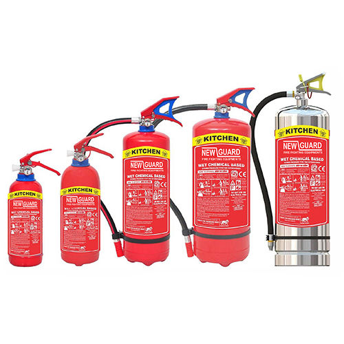 Red Kitchen Fire Protection Fire Extinguisher