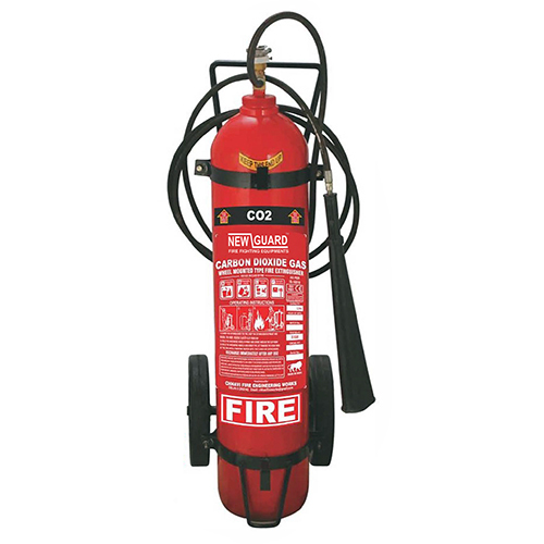 Trolley Mounted Carbon Dioxide Gas Based Fire Extinguisher