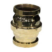 Male Coupling - Metal ,  Commercial Fire Fighting Application , Gold Finish With Warranty For Long-term Reliability