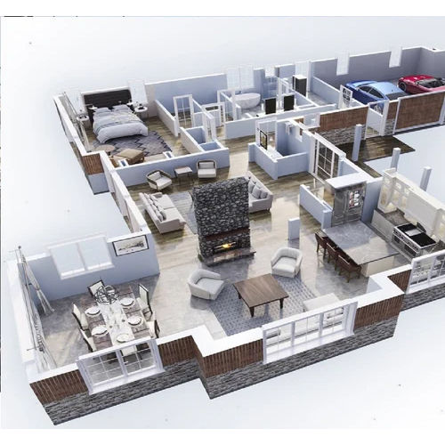 3D Floor Plan Designing सेवाएं