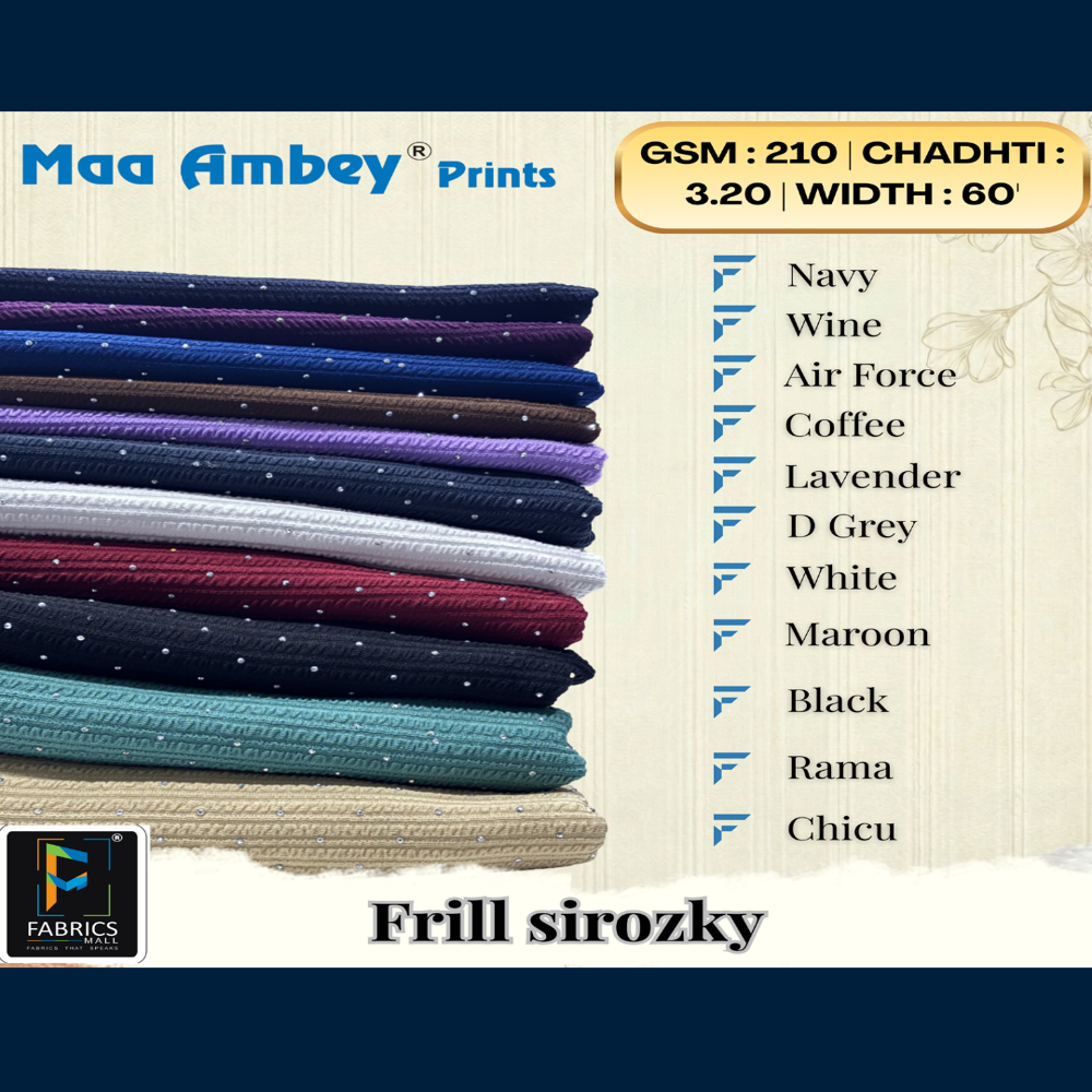 Frill Sirozky Fabric
