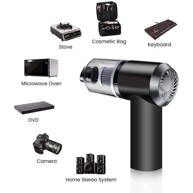 VACUUM CLEANER DUST COLLECTION 2 IN 1 CAR VACUUM CLEANER 120W HIGH POWER