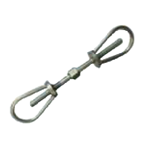 Turn Buckle - Steel Frame, Galvanized Finish | Durable, Adjustable Tension for Rigging and Cable Applications