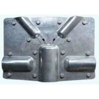 Gutter Plate B - Galvanized Steel, Standard Size | Durable Design For Effective Rainwater Management, Easy Installation