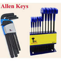 Allen Keys - Durable Steel, L-shape Design, Various Sizes For Manual Operation | Comfortable Grip For Tight Space Access