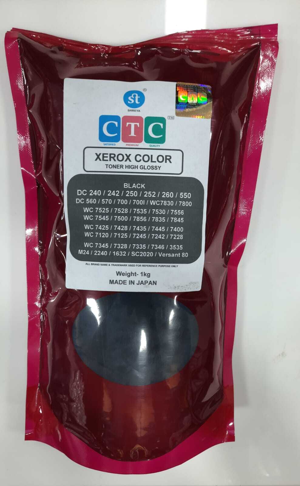 CTC Xerox Color Toner Powder CYMK Japan (High Glossy)