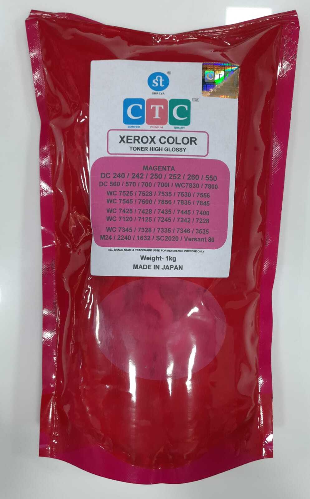 CTC Xerox Color Toner Powder CYMK Japan (High Glossy)