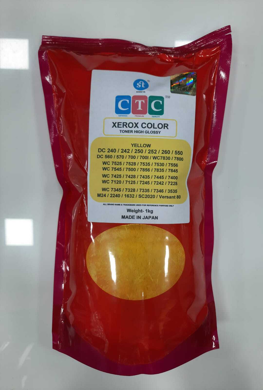 CTC Xerox Color Toner Powder CYMK Japan (High Glossy)