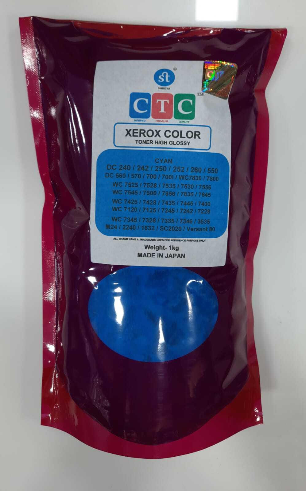 CTC Xerox Color Toner Powder CYMK Japan (High Glossy)