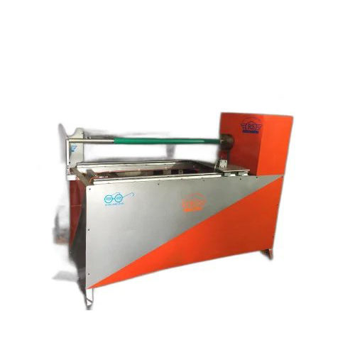 Silver & Orange Automatic Pvc Insulation Electric Tape Slicer Machine