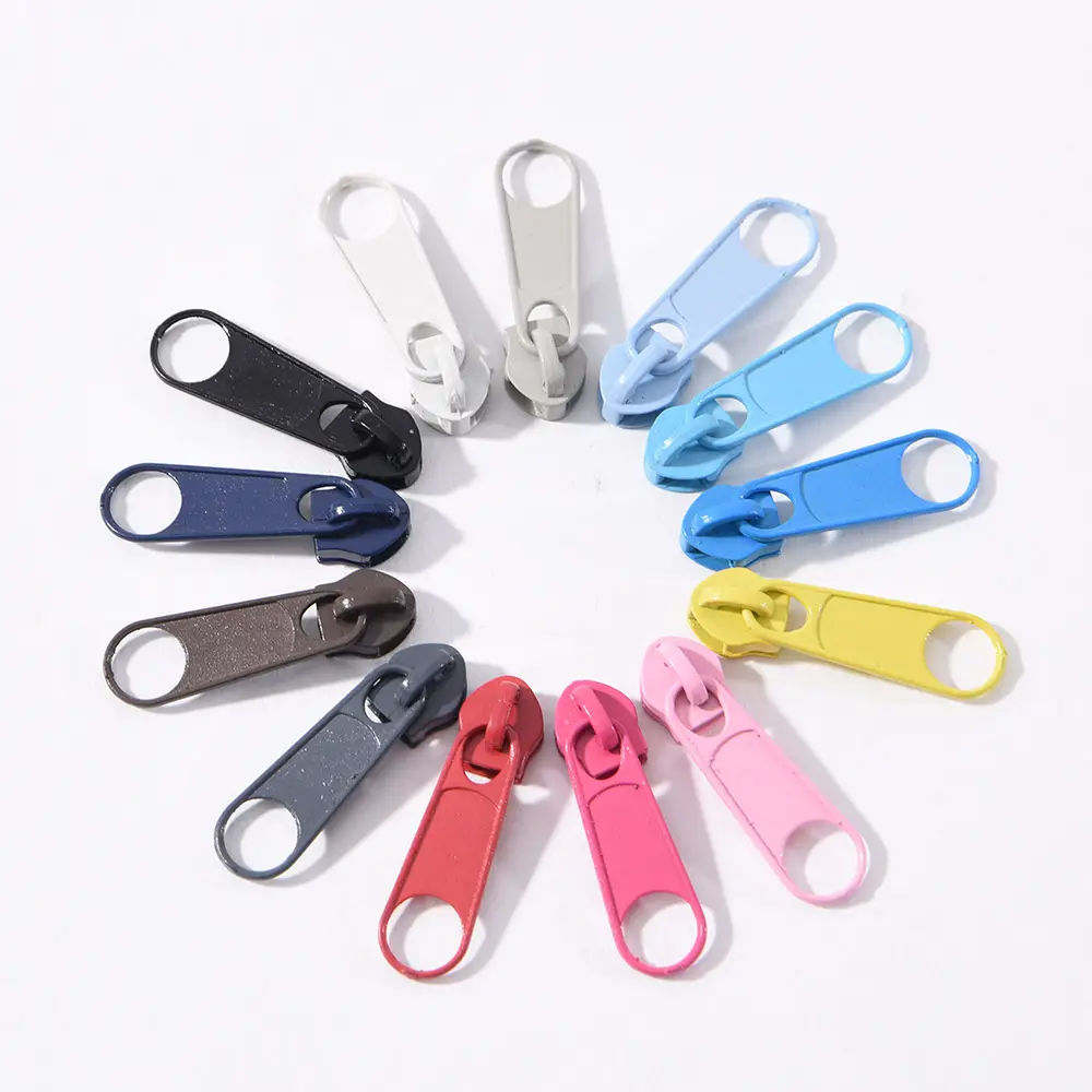 Nylon Zipper Slider No. 5 Coil Zipper Slider Non-Lock Slider for Nylon Zipper