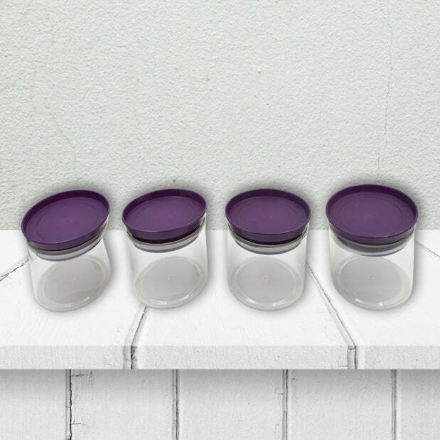 AIRTIGHT PLASTIC 4 PC STORAGE CONTAINER SET